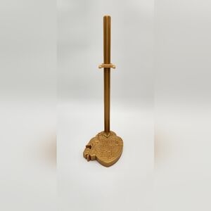 Ever After High Gold Opaque Doll Stand, Mattel Doll Display Collecting Single 1